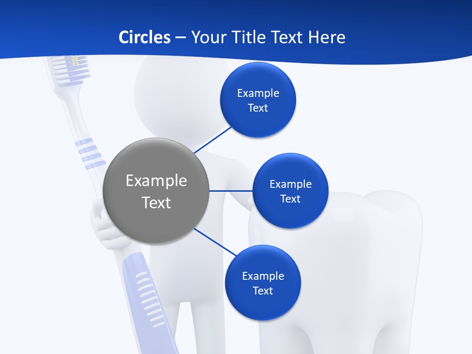 Clean White Blue PowerPoint Template