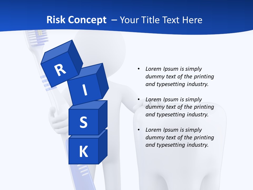 Clean White Blue PowerPoint Template