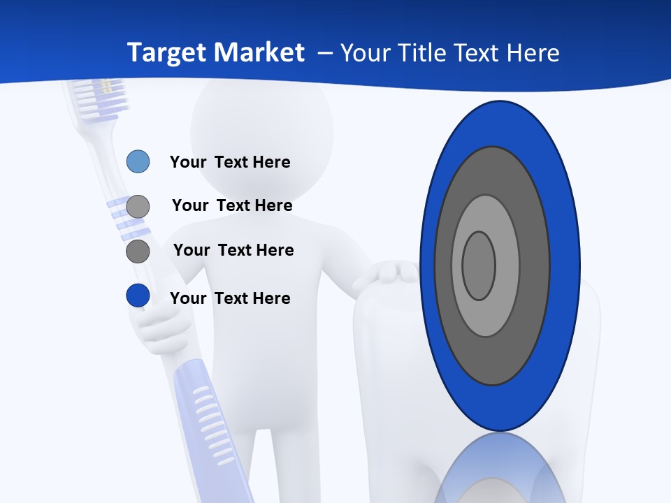 Clean White Blue PowerPoint Template