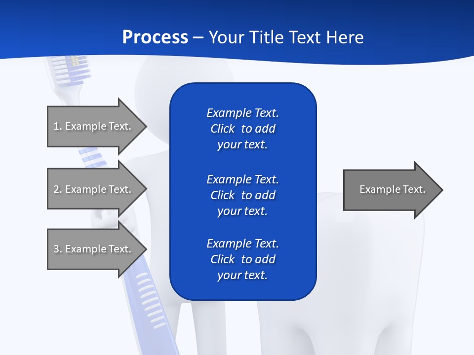 Clean White Blue PowerPoint Template