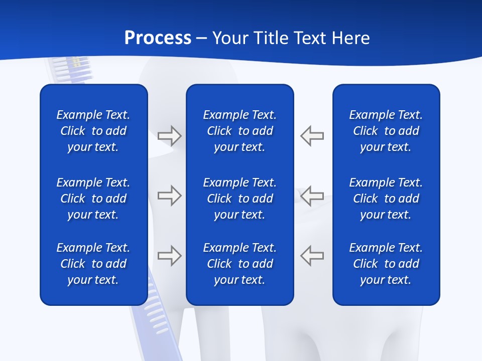 Clean White Blue PowerPoint Template