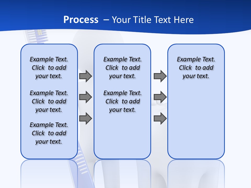 Clean White Blue PowerPoint Template