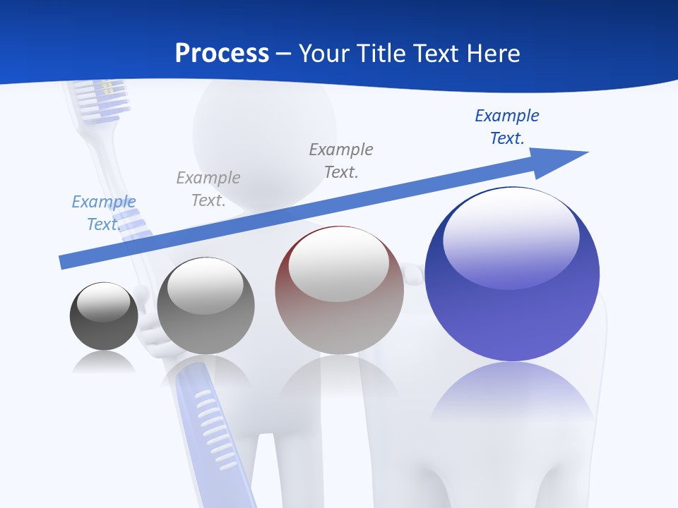 Clean White Blue PowerPoint Template