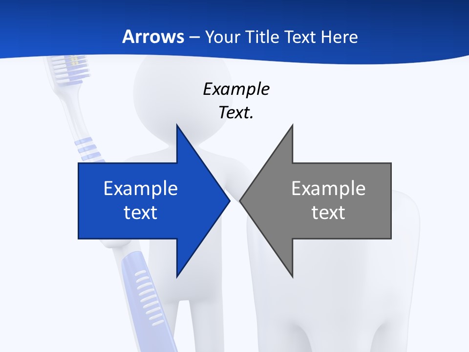 Clean White Blue PowerPoint Template