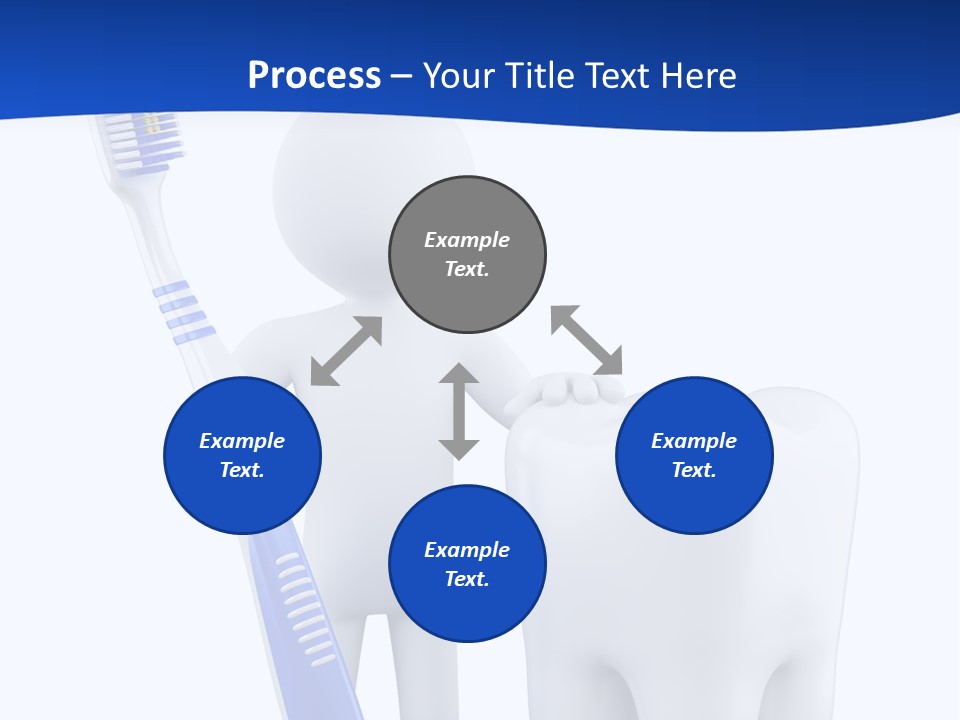 Clean White Blue PowerPoint Template