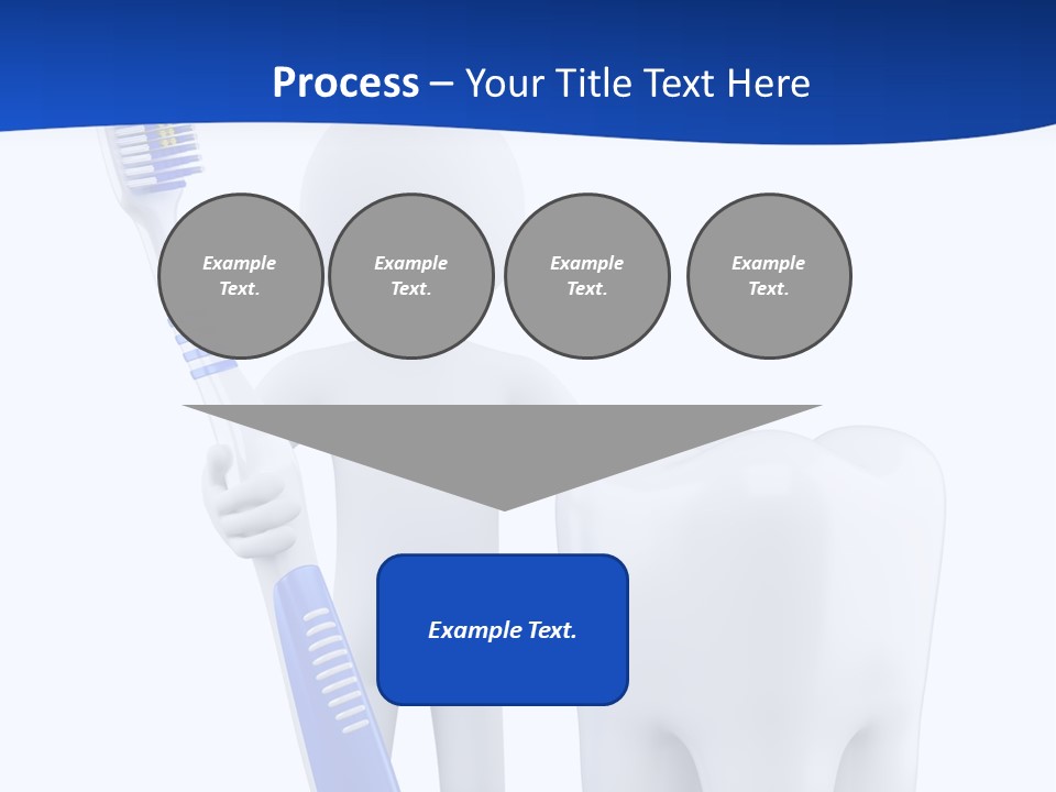 Clean White Blue PowerPoint Template