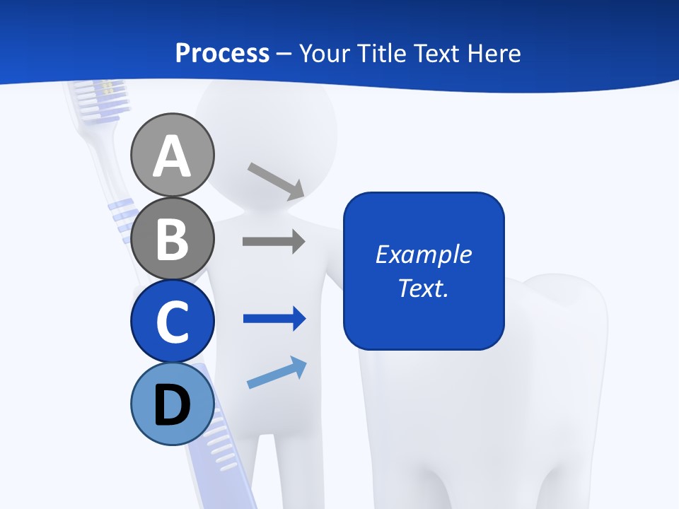 Clean White Blue PowerPoint Template