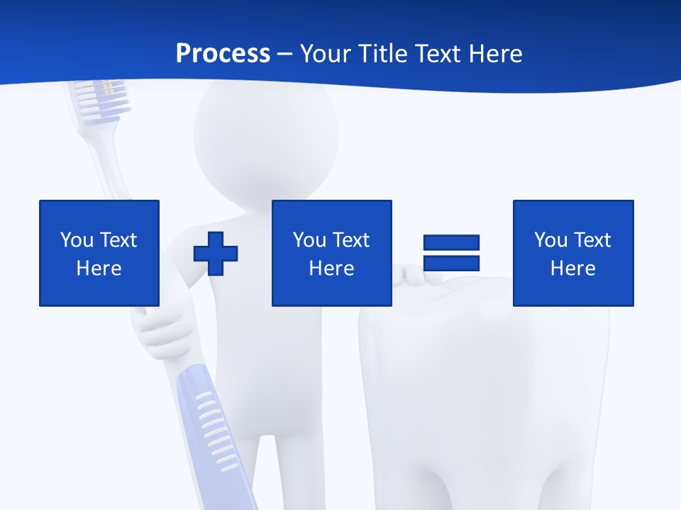 Clean White Blue PowerPoint Template