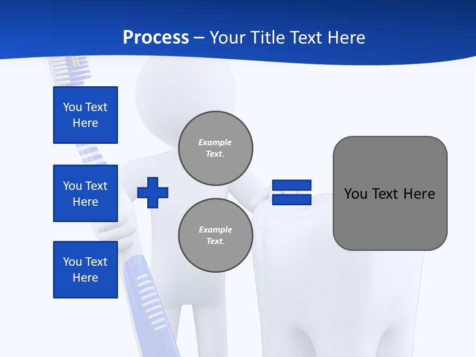 Clean White Blue PowerPoint Template
