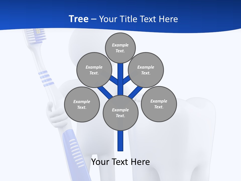 Clean White Blue PowerPoint Template