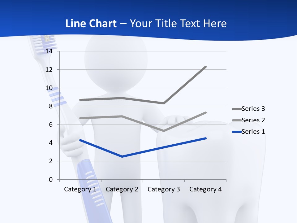 Clean White Blue PowerPoint Template