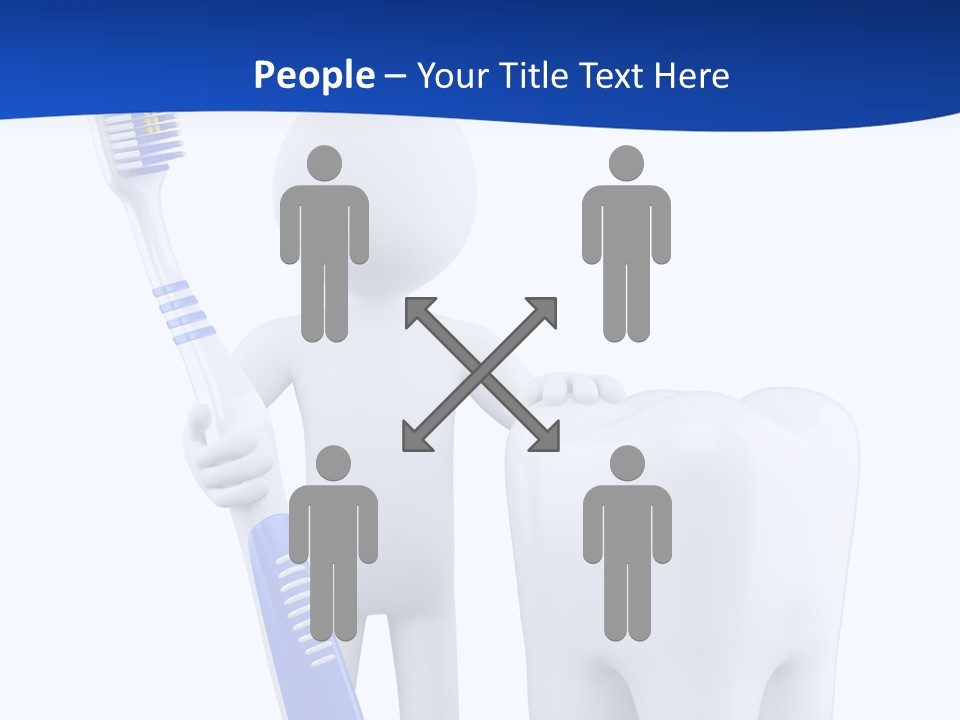 Clean White Blue PowerPoint Template