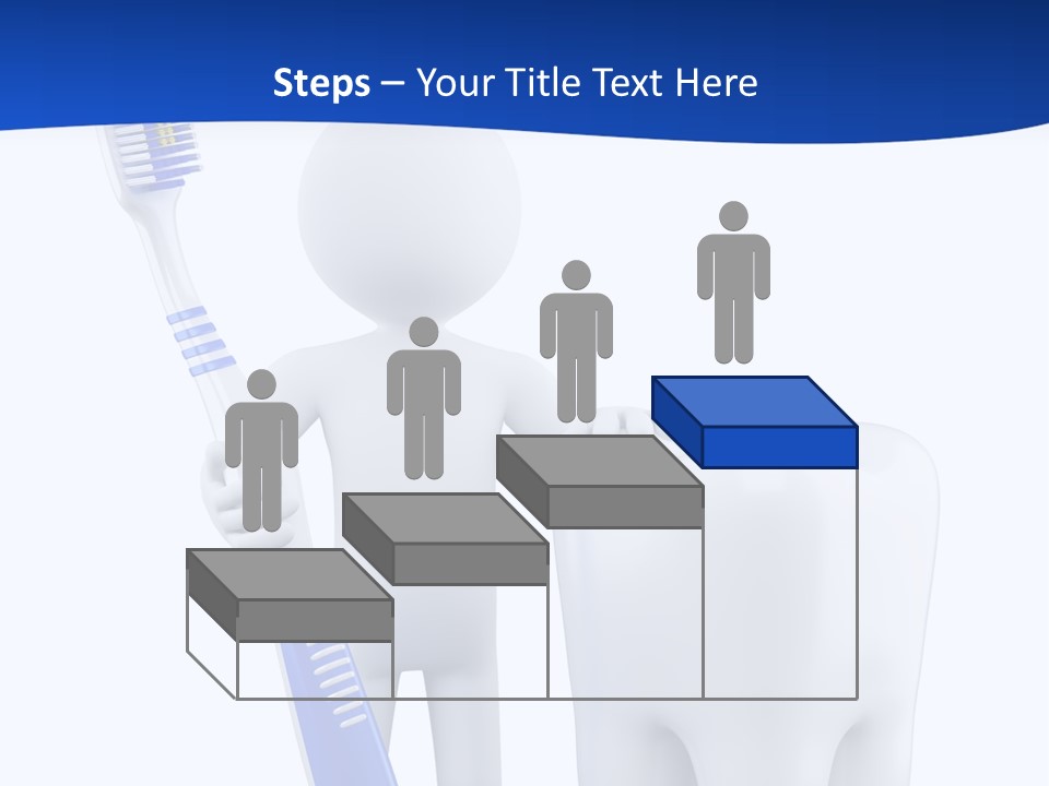 Clean White Blue PowerPoint Template