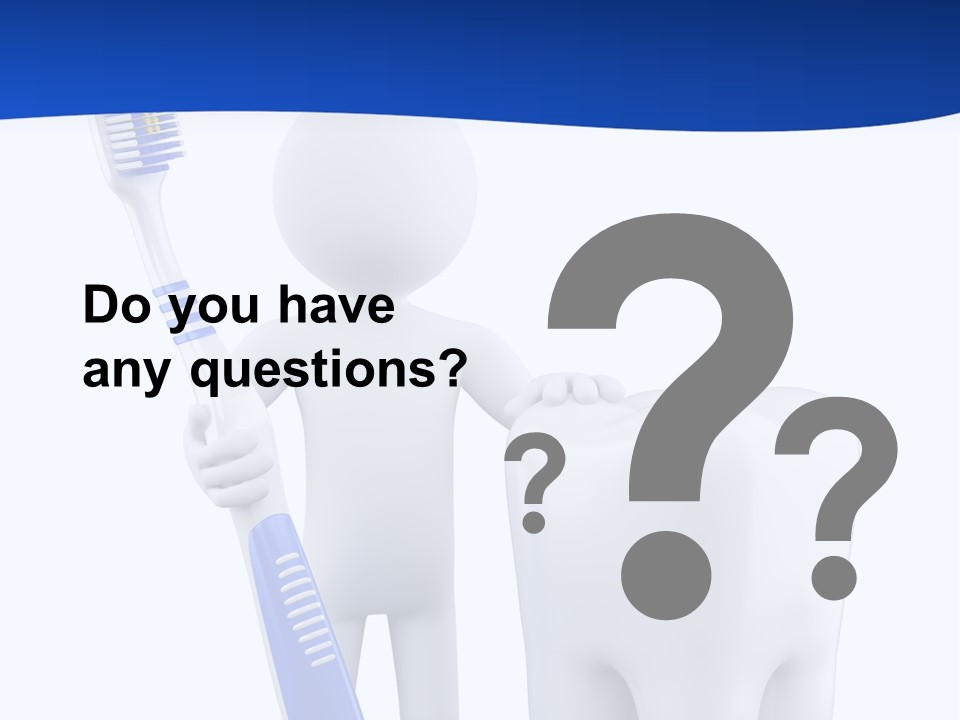 Clean White Blue PowerPoint Template