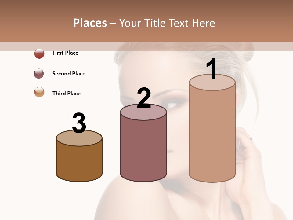 Closeup Cosmetics Person PowerPoint Template