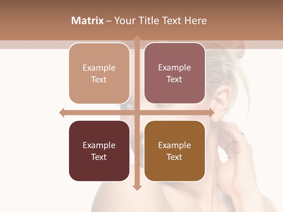 Closeup Cosmetics Person PowerPoint Template