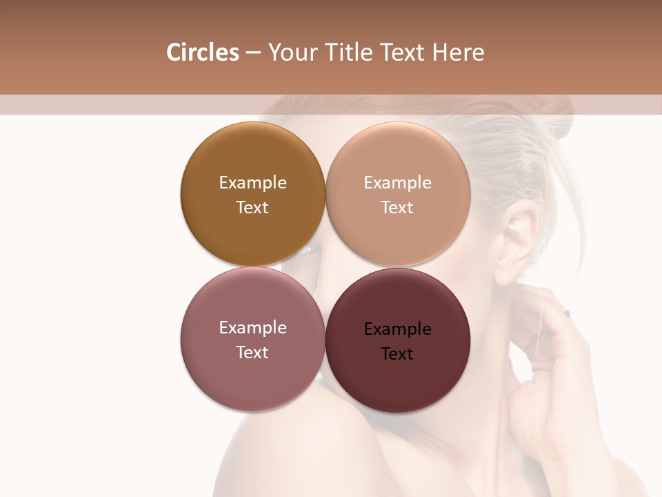 Closeup Cosmetics Person PowerPoint Template