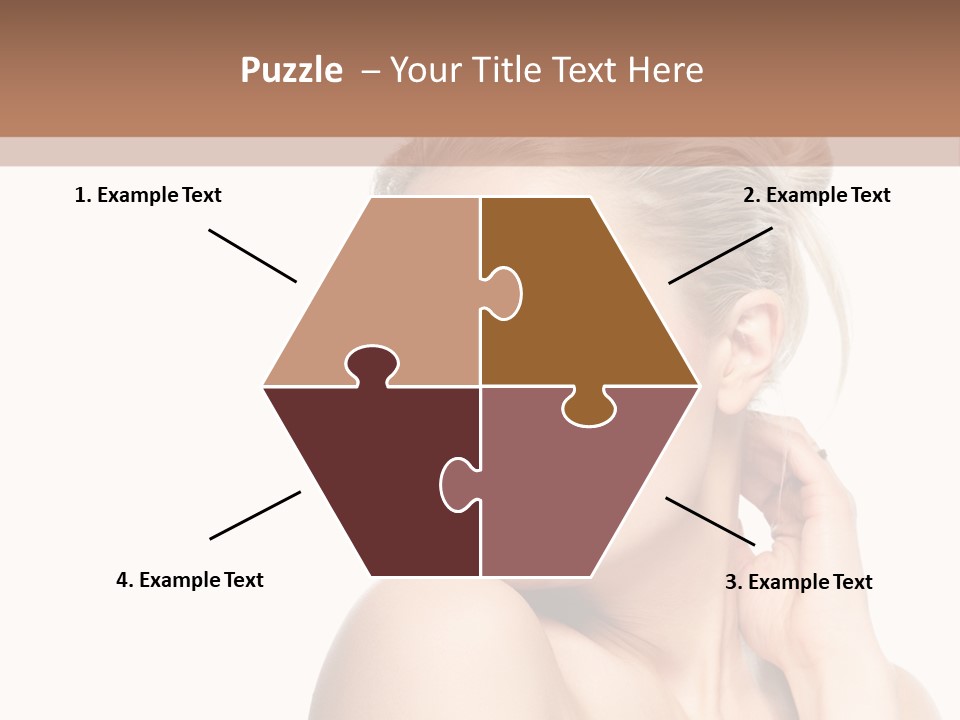 Closeup Cosmetics Person PowerPoint Template