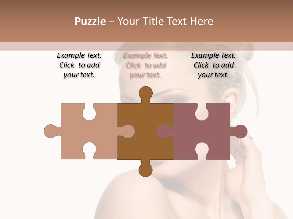 Closeup Cosmetics Person PowerPoint Template