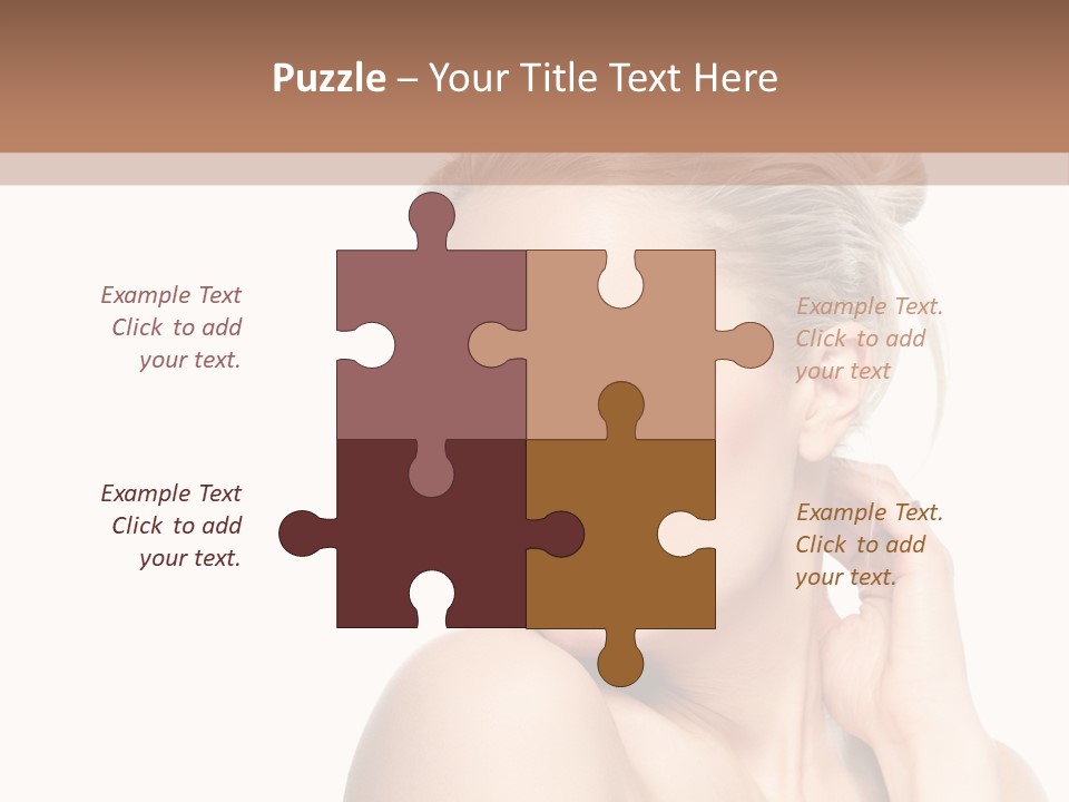 Closeup Cosmetics Person PowerPoint Template