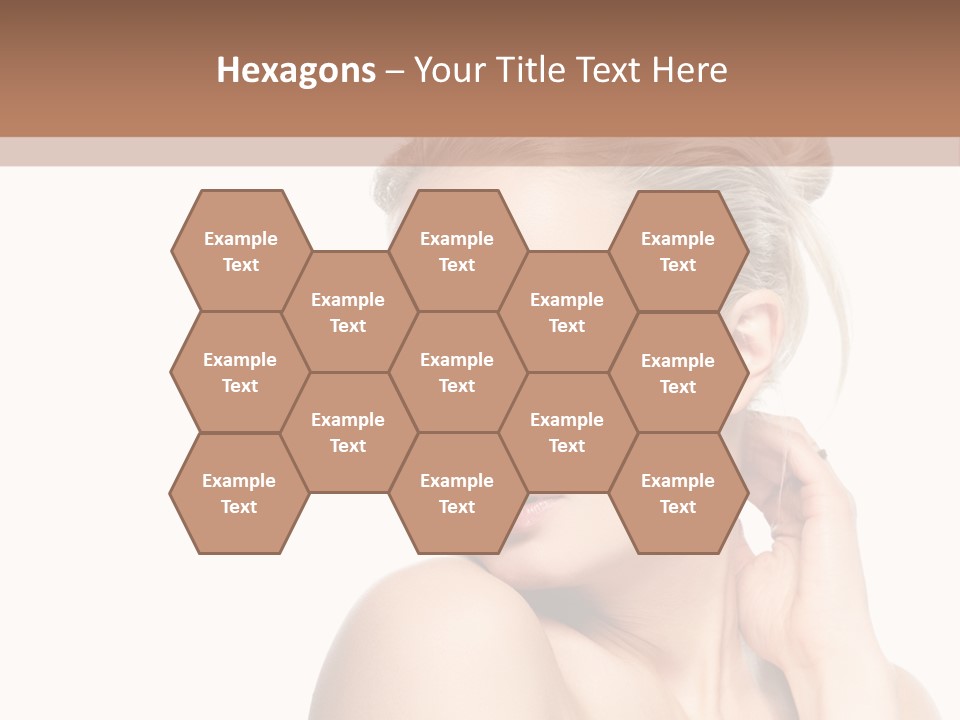 Closeup Cosmetics Person PowerPoint Template