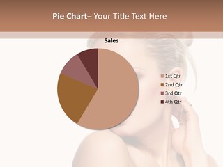 Closeup Cosmetics Person PowerPoint Template