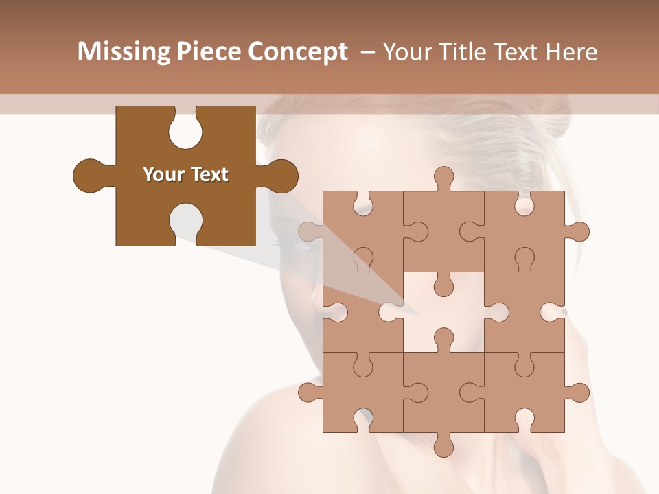 Closeup Cosmetics Person PowerPoint Template