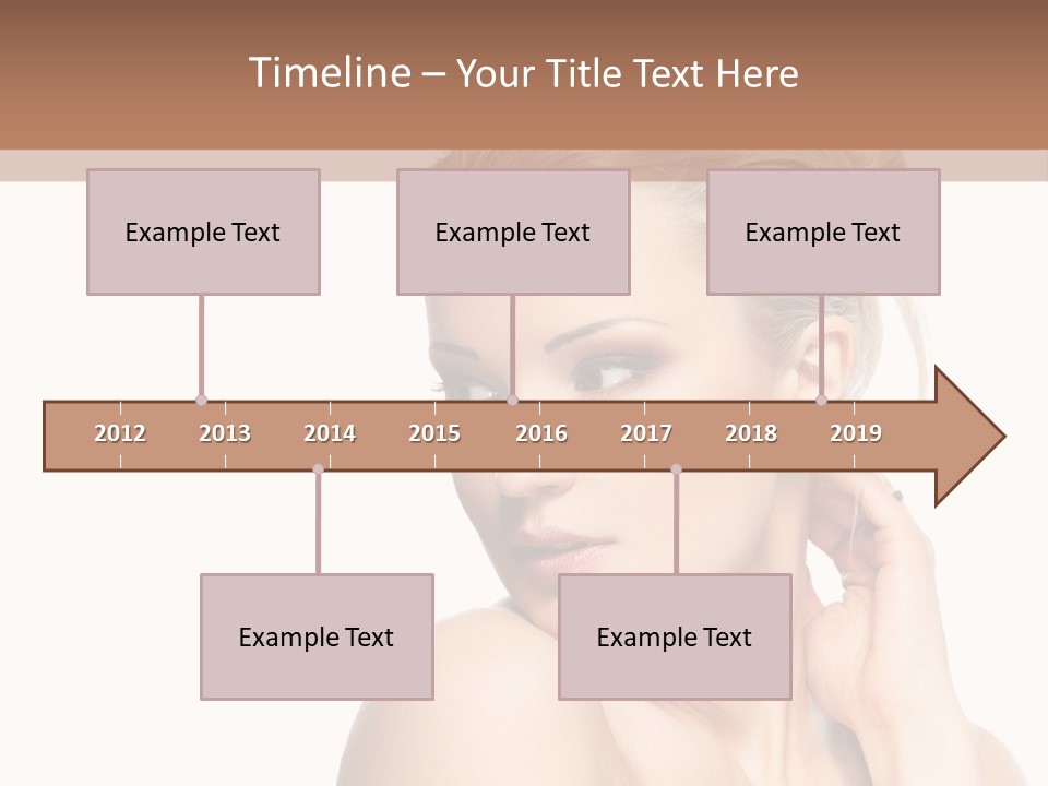 Closeup Cosmetics Person PowerPoint Template