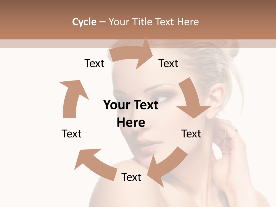 Closeup Cosmetics Person PowerPoint Template
