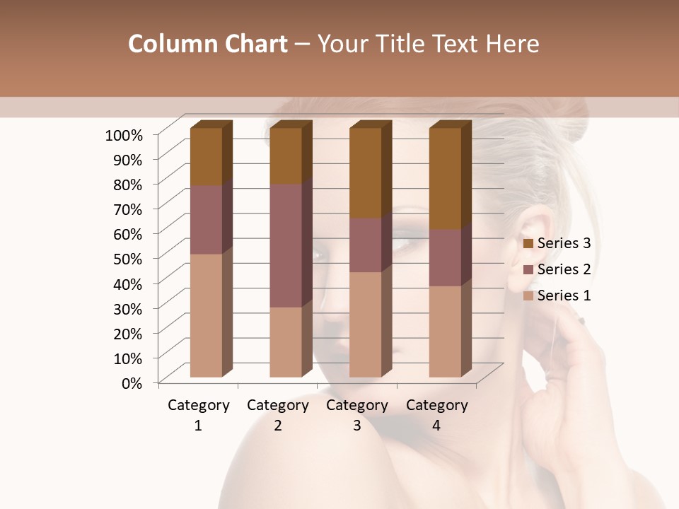 Closeup Cosmetics Person PowerPoint Template