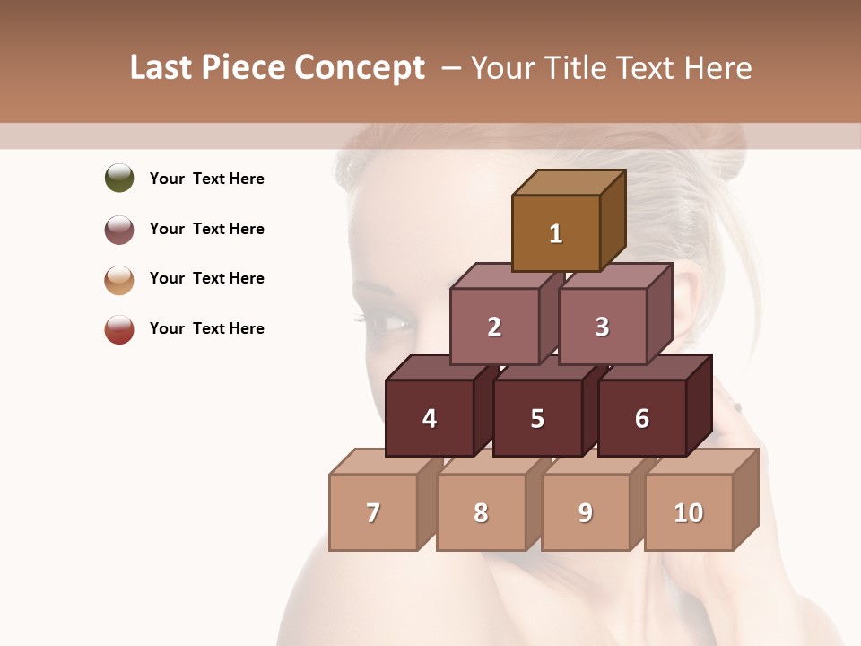 Closeup Cosmetics Person PowerPoint Template