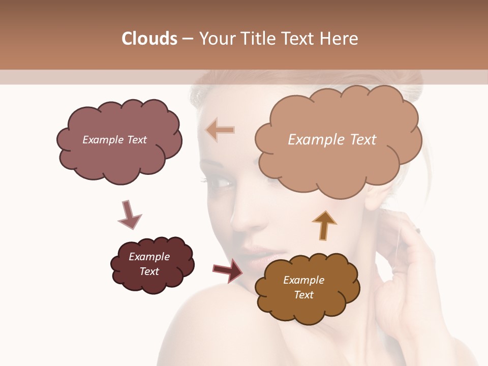 Closeup Cosmetics Person PowerPoint Template