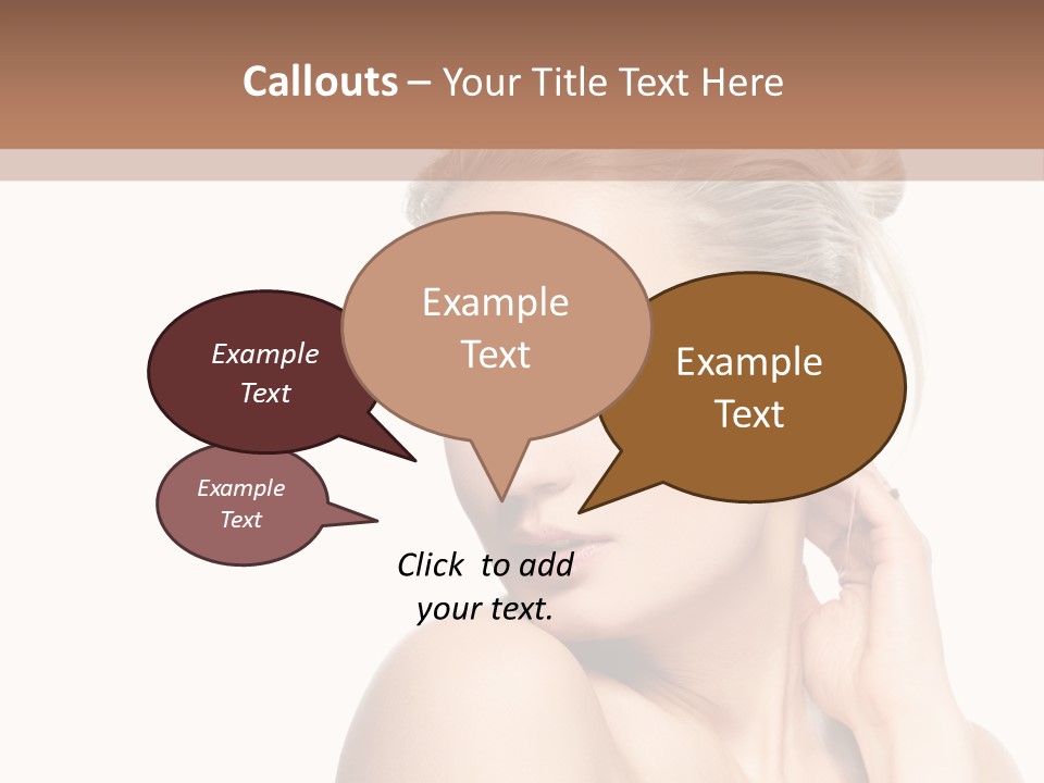 Closeup Cosmetics Person PowerPoint Template