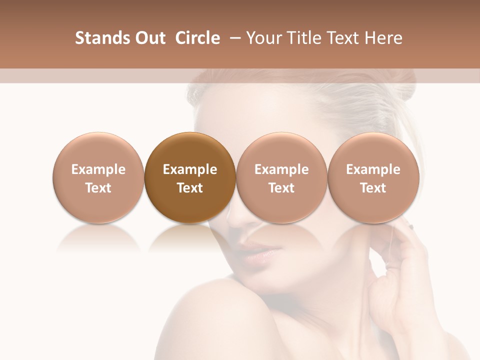 Closeup Cosmetics Person PowerPoint Template