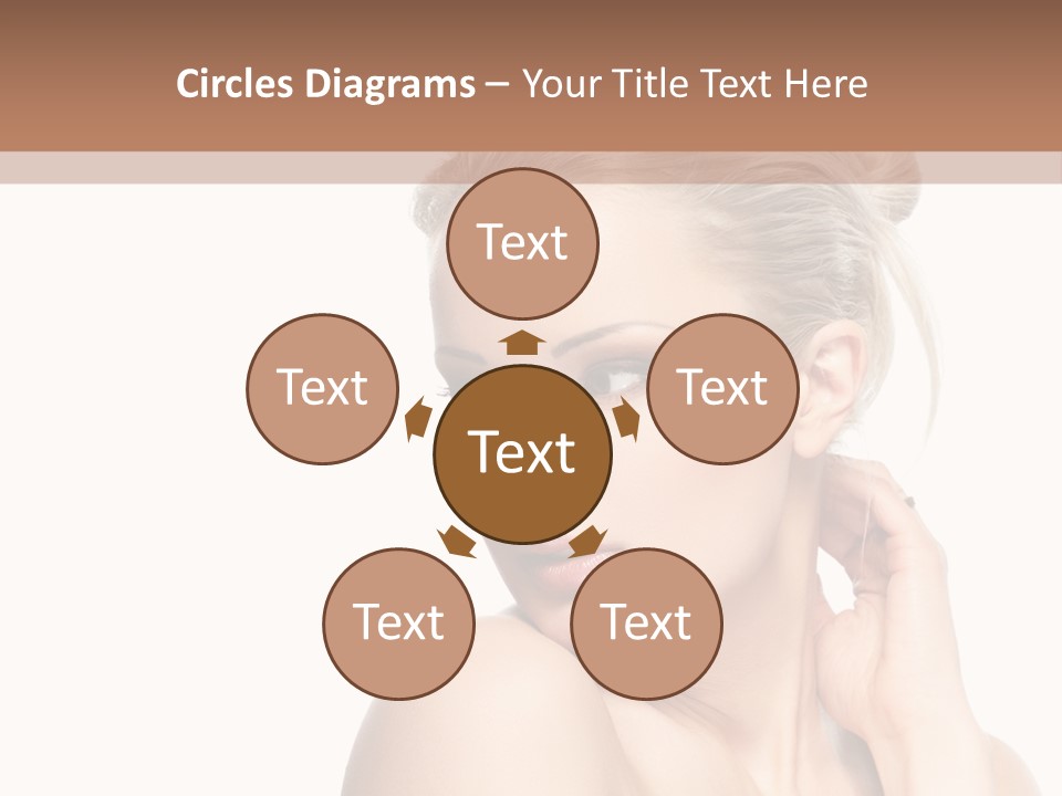 Closeup Cosmetics Person PowerPoint Template