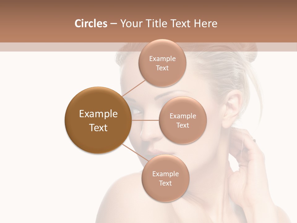 Closeup Cosmetics Person PowerPoint Template