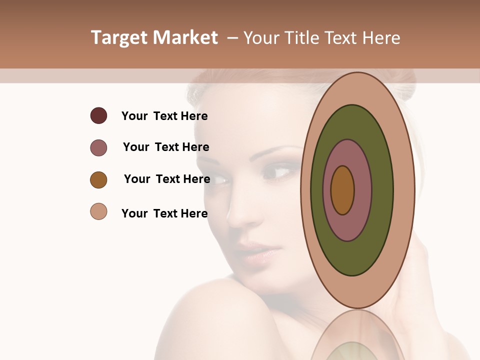 Closeup Cosmetics Person PowerPoint Template