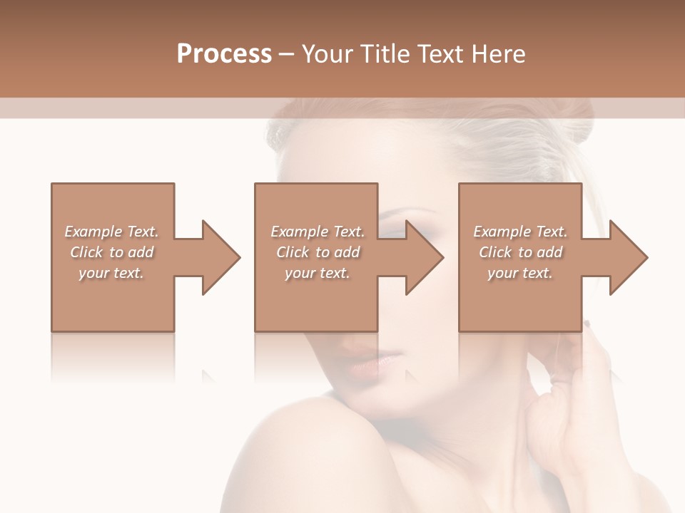 Closeup Cosmetics Person PowerPoint Template