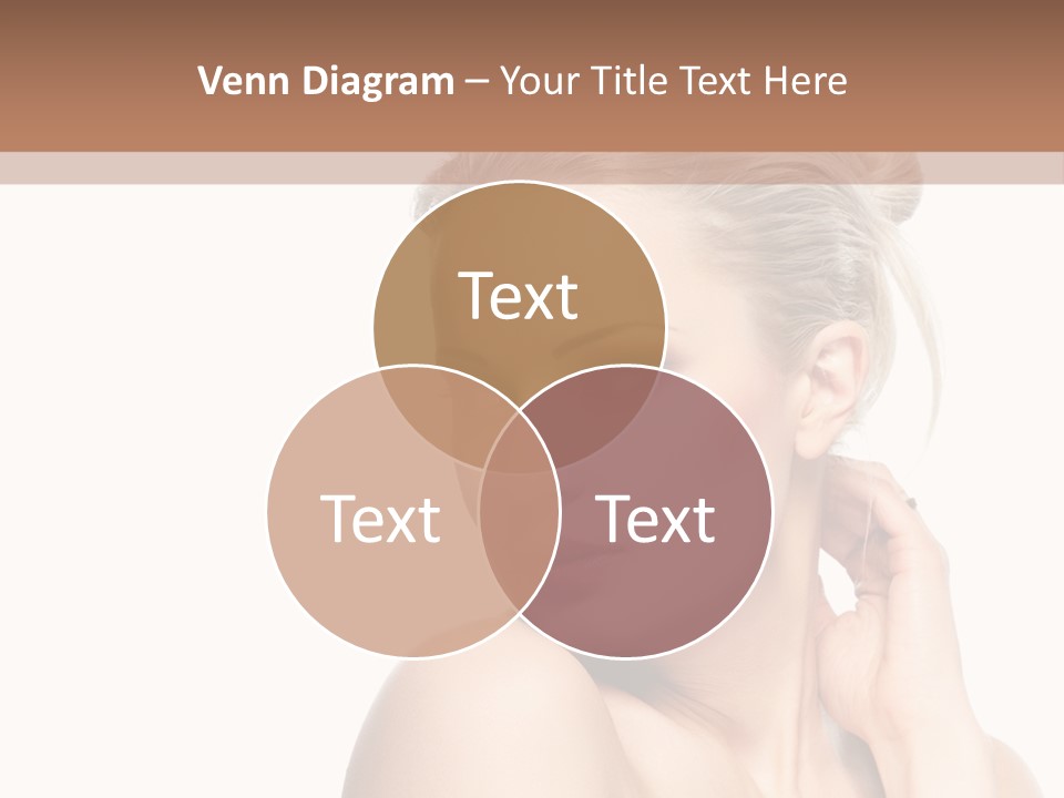 Closeup Cosmetics Person PowerPoint Template