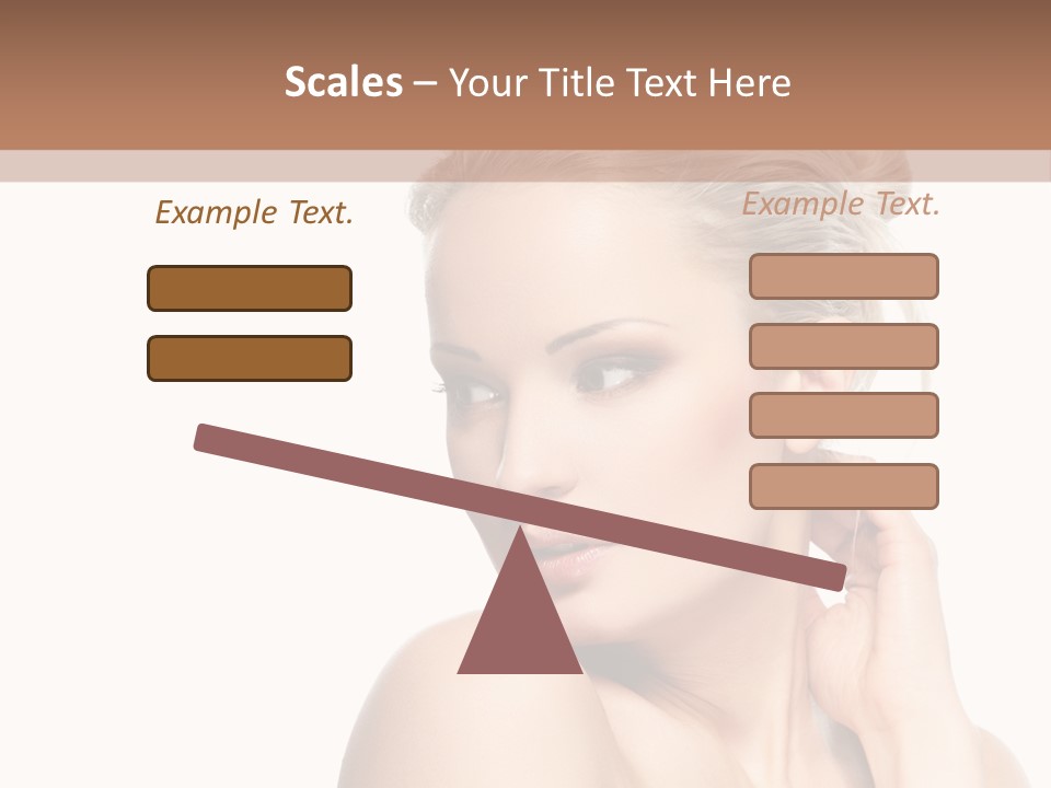 Closeup Cosmetics Person PowerPoint Template