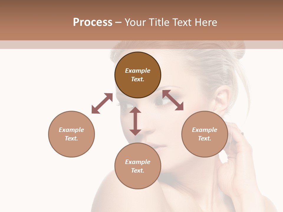 Closeup Cosmetics Person PowerPoint Template