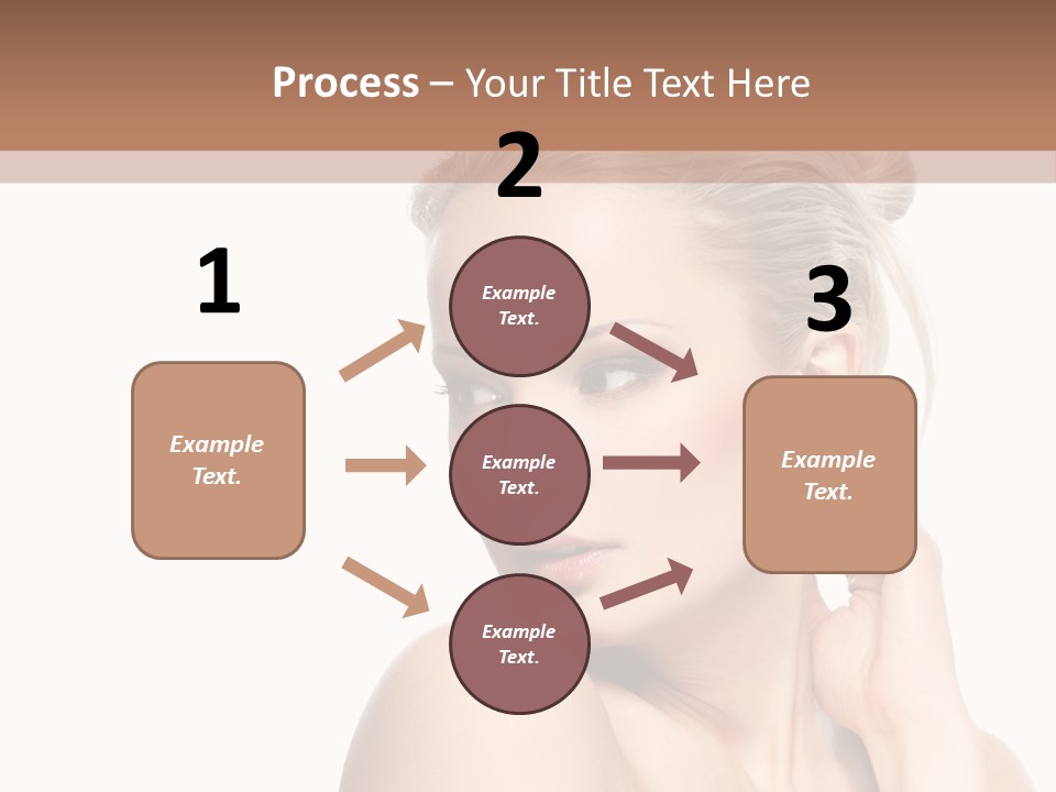 Closeup Cosmetics Person PowerPoint Template