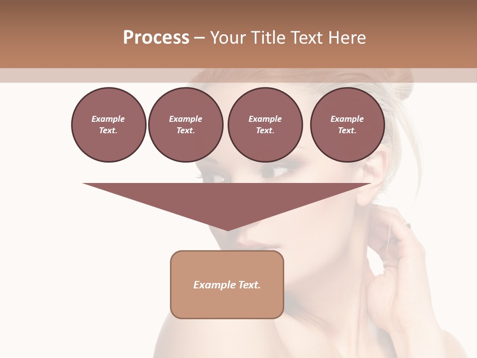 Closeup Cosmetics Person PowerPoint Template