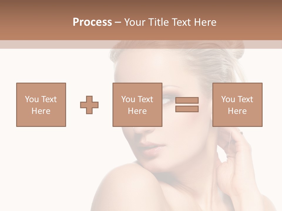 Closeup Cosmetics Person PowerPoint Template