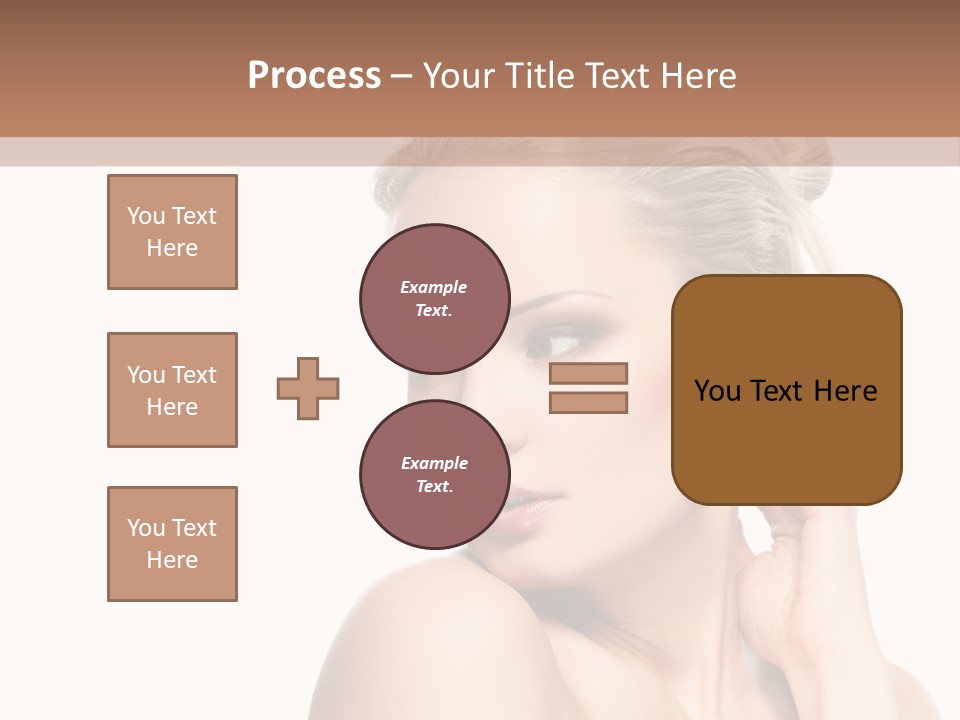 Closeup Cosmetics Person PowerPoint Template