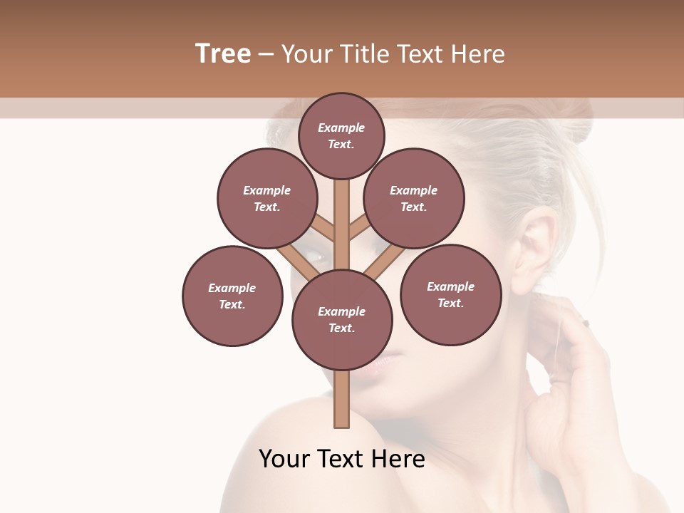 Closeup Cosmetics Person PowerPoint Template