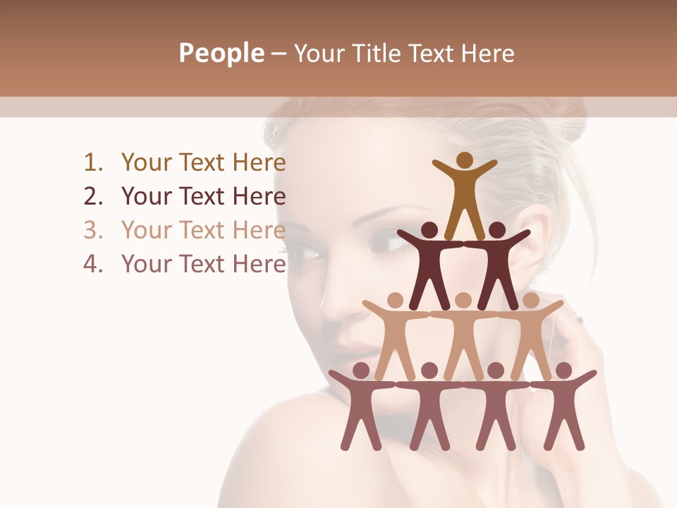 Closeup Cosmetics Person PowerPoint Template