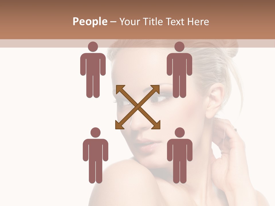 Closeup Cosmetics Person PowerPoint Template