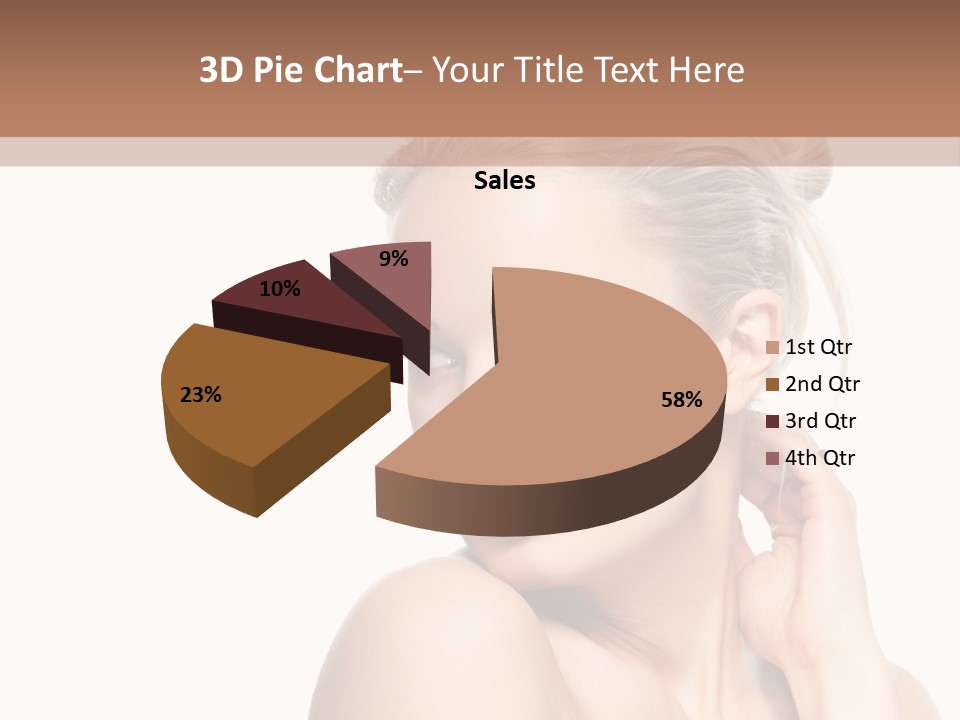 Closeup Cosmetics Person PowerPoint Template