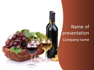 Yellow Many Bottle PowerPoint Template